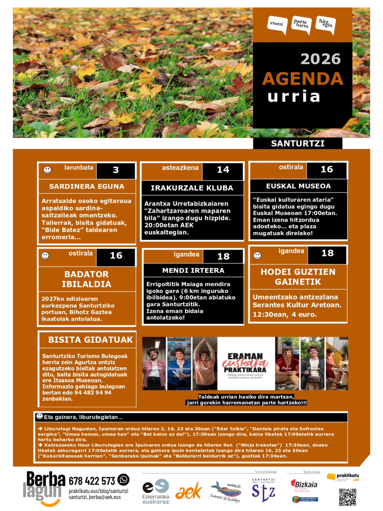 💙💚URRIKO AGENDA MARTXAN 👈🏼
#santurtzi